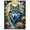 Multicolor-4, variant on Mosaflare Wolf Diamond Painting Kit,DIY Full Drill Animals Diamond Art,Stress Relief Craft Art and Home Decor 12"×16"