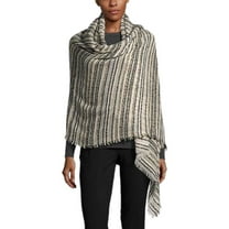 INC International Concepts Women's Textured Yarn Boucle Wrap