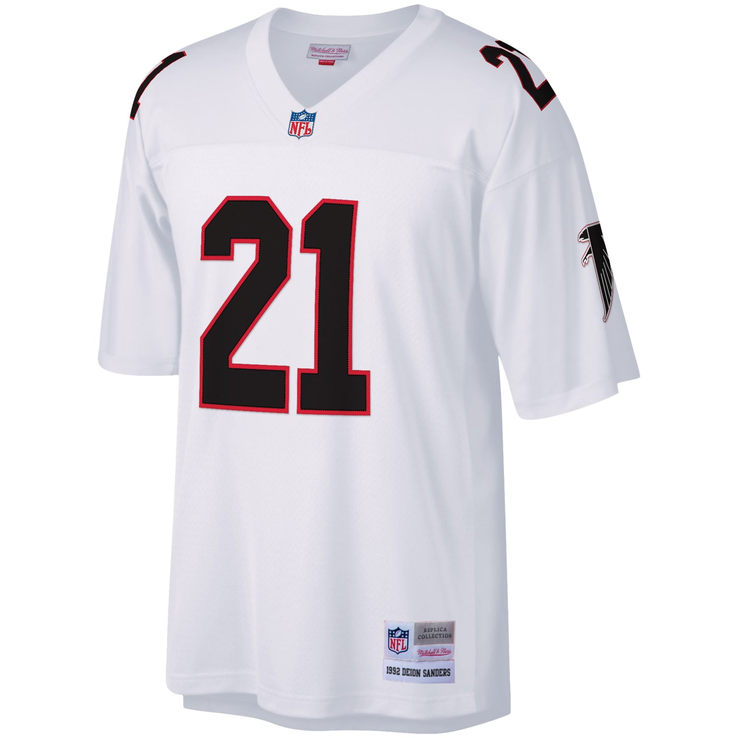 white deion sanders falcons jersey