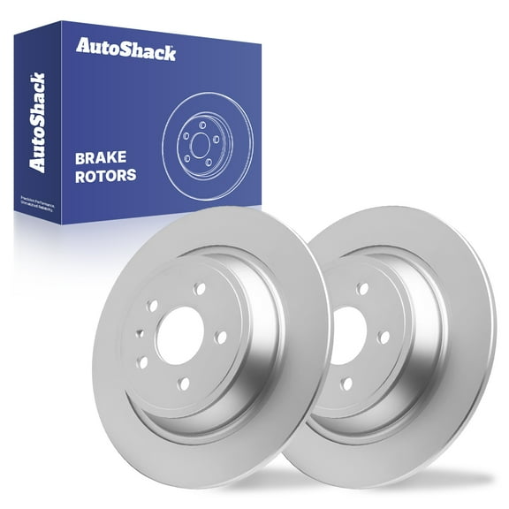 AutoShack Rear Solid Coated Brake Rotors 2-PC Set Replacement for 2013-2020 Ford Fusion 2017-2019 Ford Escape 2015-2019 Lincoln MKC 2013-2016 Lincoln MKZ ArmorStop 12.44" (316 mm)