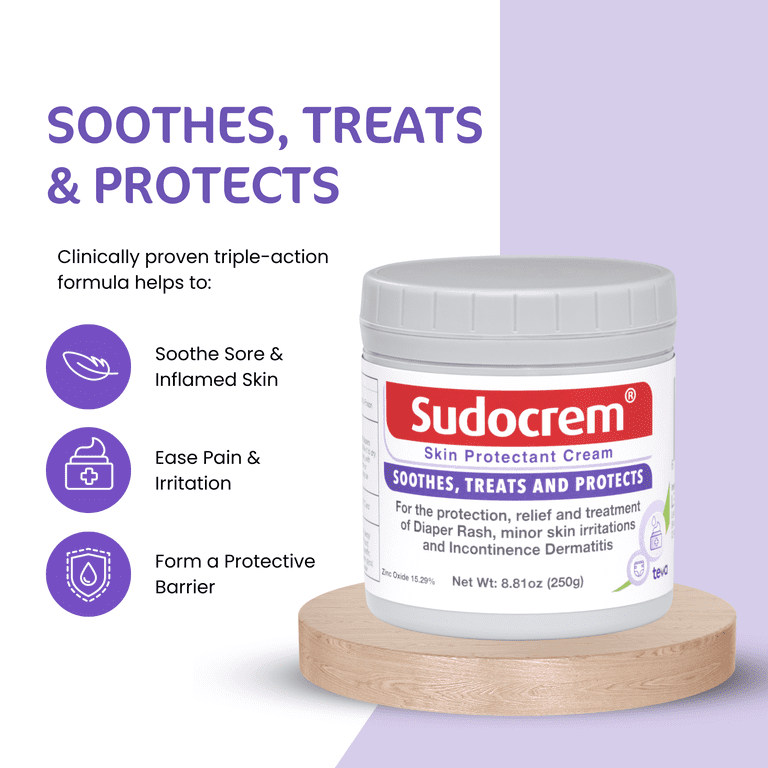 Sudocrem, Diaper Rash Cream, 14oz, Soothes and Protects Baby Skin