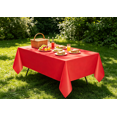thumbnail image 2 of Rectangle Vinyl Tablecloth, Waterproof Spillproof Plastic Backed Table Cloth, Wipe Clean Table Cover for Dining Table, Buffet Parties and Camping (6ft x 4.5ft), 2 of 4