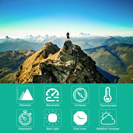 hiking watch with altimeter
