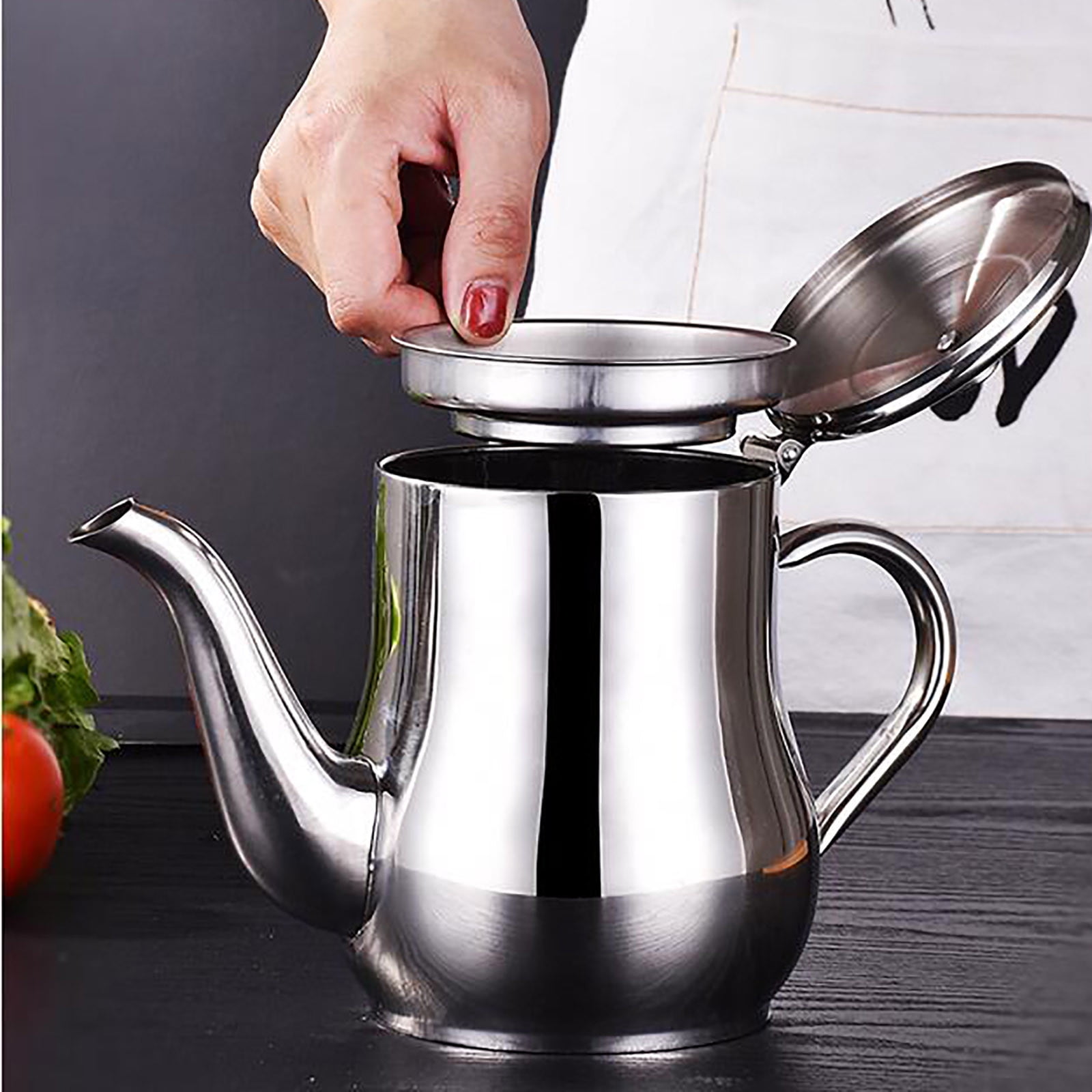 Chihee Oil Strainer Pot Grease Can 2l 676 Fl Oz Food Strainer