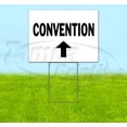 thumbnail image 1 of Convention Up (18" x 24") Yard Sign, Includes Metal Step Stake, 1 of 6