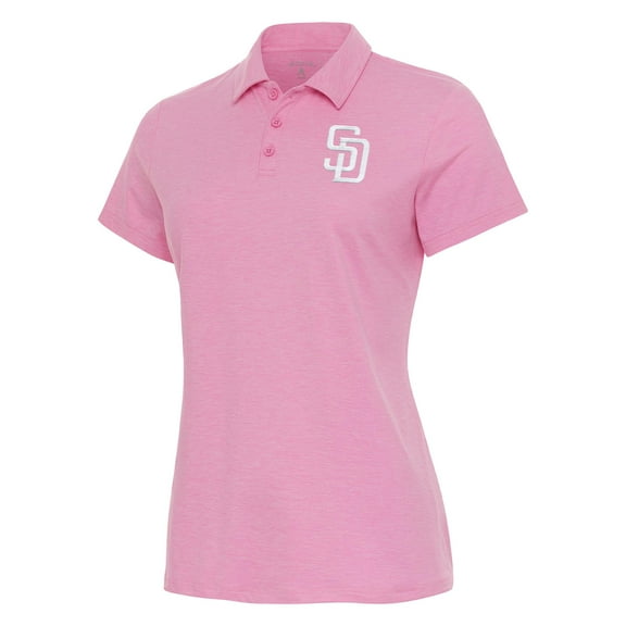 Women's Antigua Pink San Diego Padres Matter Polo