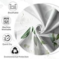thumbnail image 4 of 72x72 Inches Eucalyptus Leaf Shower Curtain Abstract Green Watercolor Sage Vine Leaves Botanical Bath Curtain Plant Home Bathroom Decor Waterproof Polyester Fabric with Hooks, 4 of 6