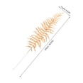 thumbnail image 2 of OULII 10Pcs Faux Golden Leaf Stems for Home Wedding Party Decoration Lifelike Artificial Leaves for Vase, 2 of 8