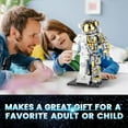 thumbnail image 6 of Space Astronaut Building Set fors Adults Gifts for Boys 8-14, Compatible with Lego Space Model Building Blocks, 1088 PCS Cool Collectible Gift Toys for Adults, 6 of 9