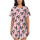 thumbnail image 1 of Fotbe French Bulldog Conjunto de Pijama Estampado para Mujer, 2 Piezas, Ropa de Dormir con Camiseta de Manga Corta y Shorts Suaves-XX-Large, 1 of 6
