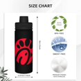 thumbnail image 4 of Botella de agua térmica Chick-fil-A de 18 oz, de acero inoxidable, novedosa, deportiva, portátil, para viajes, gimnasios al aire libre, 4 of 5