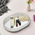thumbnail image 4 of Oval Mirror Candle Centerpiece Serving Decorative Plate Tray S, M, L - L, 4 of 6