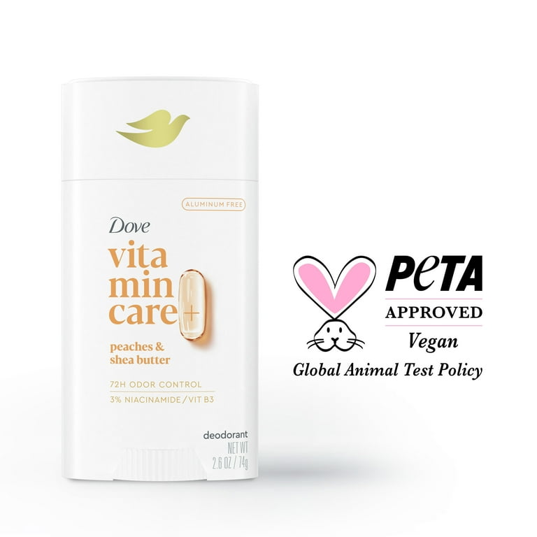 3個セット Dove ダヴ ビタミンケア+アルミニウムフリーVitaminCare+ Aluminum Free デオドラントスティック Deodorant Stick Cucumber & Melon 2.6 oz Dove VitaminCare+ Aluminum Free Deodorant Stick for Women Peaches