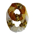 thumbnail image 2 of Peach Couture Animal Print Wide Chevron Design Summer Infinity Loop Scarf, 2 of 2