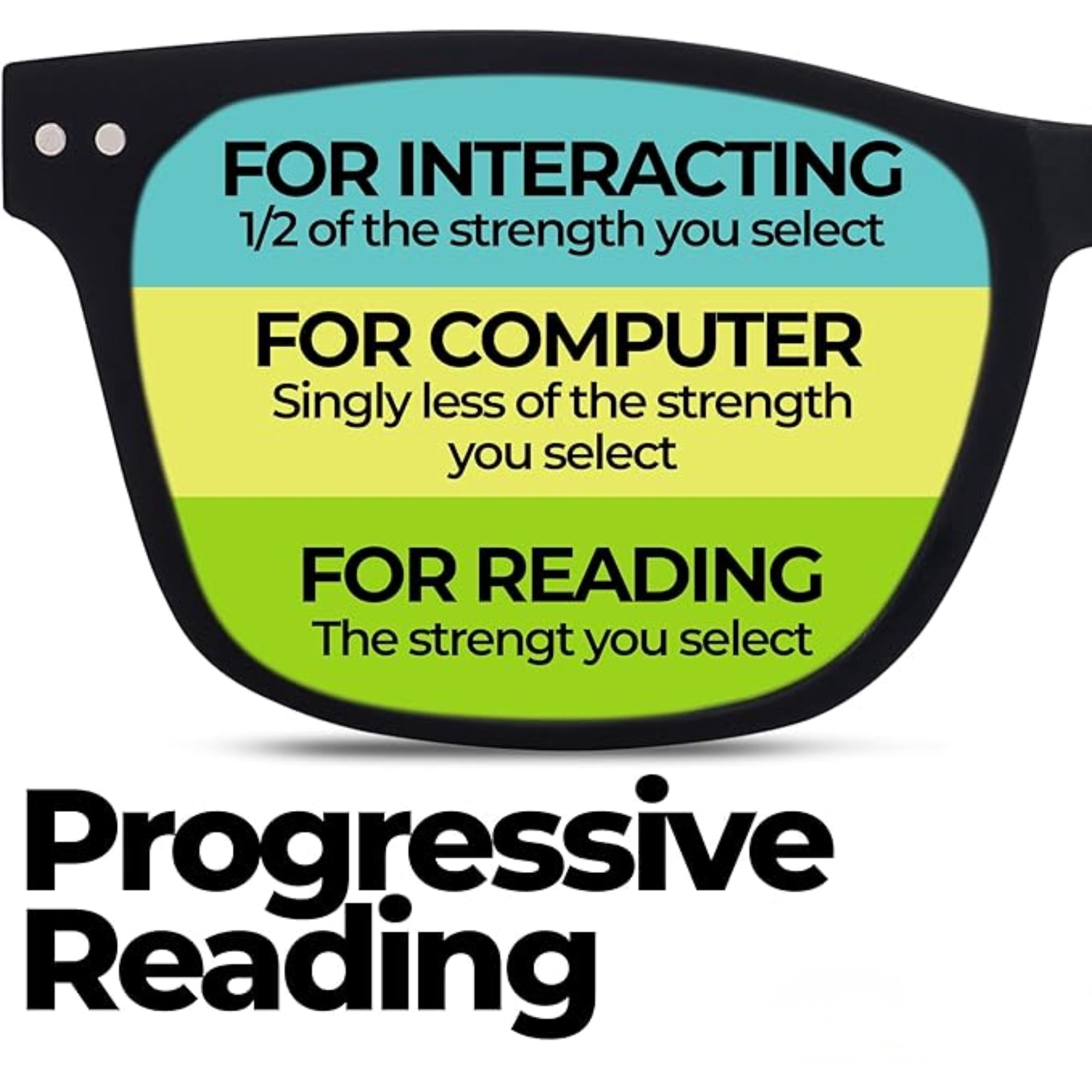 Grinderpunch Blue Light Blocking Reading Glasses for Men and Women, Retro Computer Readers, Black, 2.50