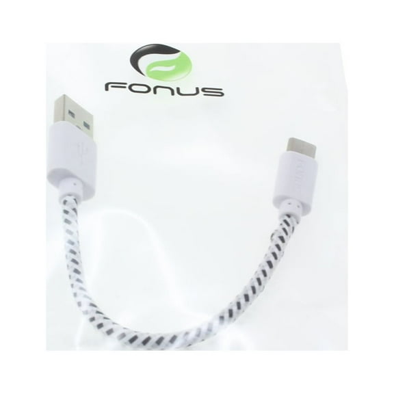 Nokia G20 Braided Short Type-C Cable Rapid Charge USB Power Wire Sync E1R