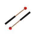 thumbnail image 2 of 2x Baquetas de percusión portátiles para marimba, meditación, carillón rojo, 2 of 9