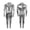 A180 Silver, variant on Kids Unisex One Piece Jumpsuit Shiny Metallic Stretch Mock Neck Long Sleeve Unitard for Dance Performance, 4-13Y