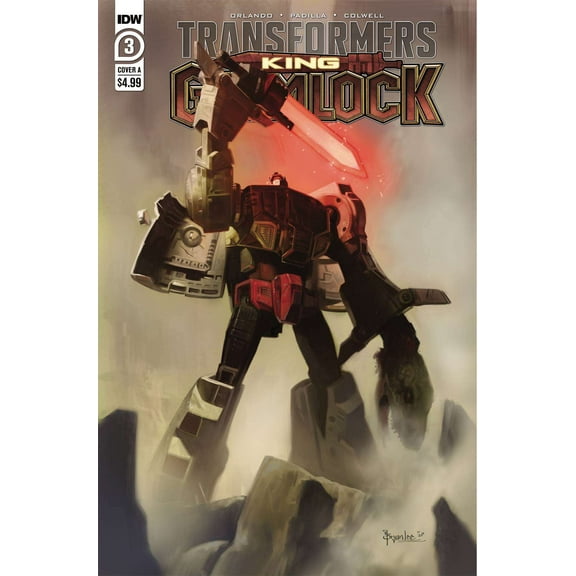 Transformers: King Grimlock #3A VF ; IDW Comic Book