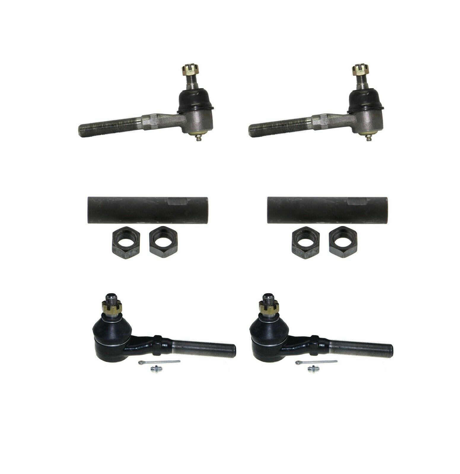 Adjusting Sleeves Lincoln Navigator Inner & Outer Tie Rod Ends PartsW 6 Pc Steering Kit for Ford Expedition F-150 F-250 