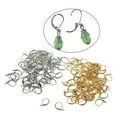 thumbnail image 4 of 200 pendientes traseros con palanca, colgantes francese mujer, conector de auriculare manualidade accesorio Sunnimix Pendiente Ganchos Palanca Atrás, 4 of 8