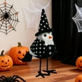 thumbnail image 4 of Sombrero de Halloween con figurita de pájaro. Adorno de escritorio caprichoso para el hogar y, 4 of 4