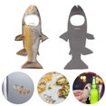 thumbnail image 2 of Rainbow Stainless Steel Trout Fish Bottle Opener Fridge Magnet Beer Opener, 2 of 4