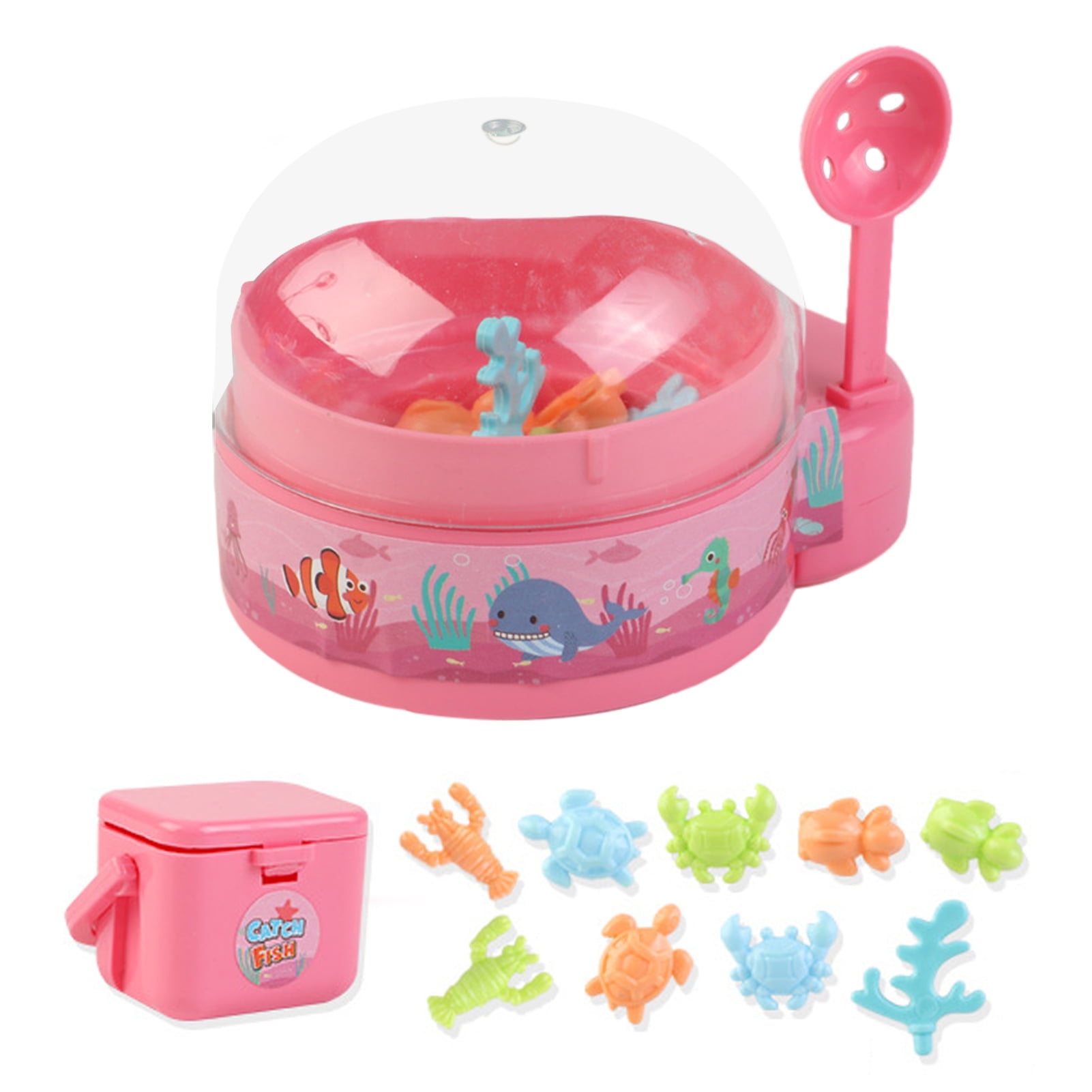 AMEOY Toddler Fishing Game Mini Fishing Game Toy Spoon Scooping Fish Toy  Wind-up Kids Water Table Toys Fishing Games Preschool - Walmart.com