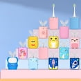 thumbnail image 2 of Cepillo de dientes eléctrico inteligente para niños, recargable sónico, 360 grados, automático, con forma de U, dibujos animados, luz azul, 2 of 5