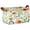 Floral Illustration- Orange, variant on Foldable Iron Frame Open Home Storage Bins 16.9×11.4×10 Inch Waterproof Nice Cube Shelf Baskets Orange