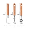 thumbnail image 4 of maskred Stainless Steel Watermelon Slicer Portable Mirror Polished Handheld Replacement Washable Fruit Melon Spoon Tool Accessories Type 2, 4 of 6