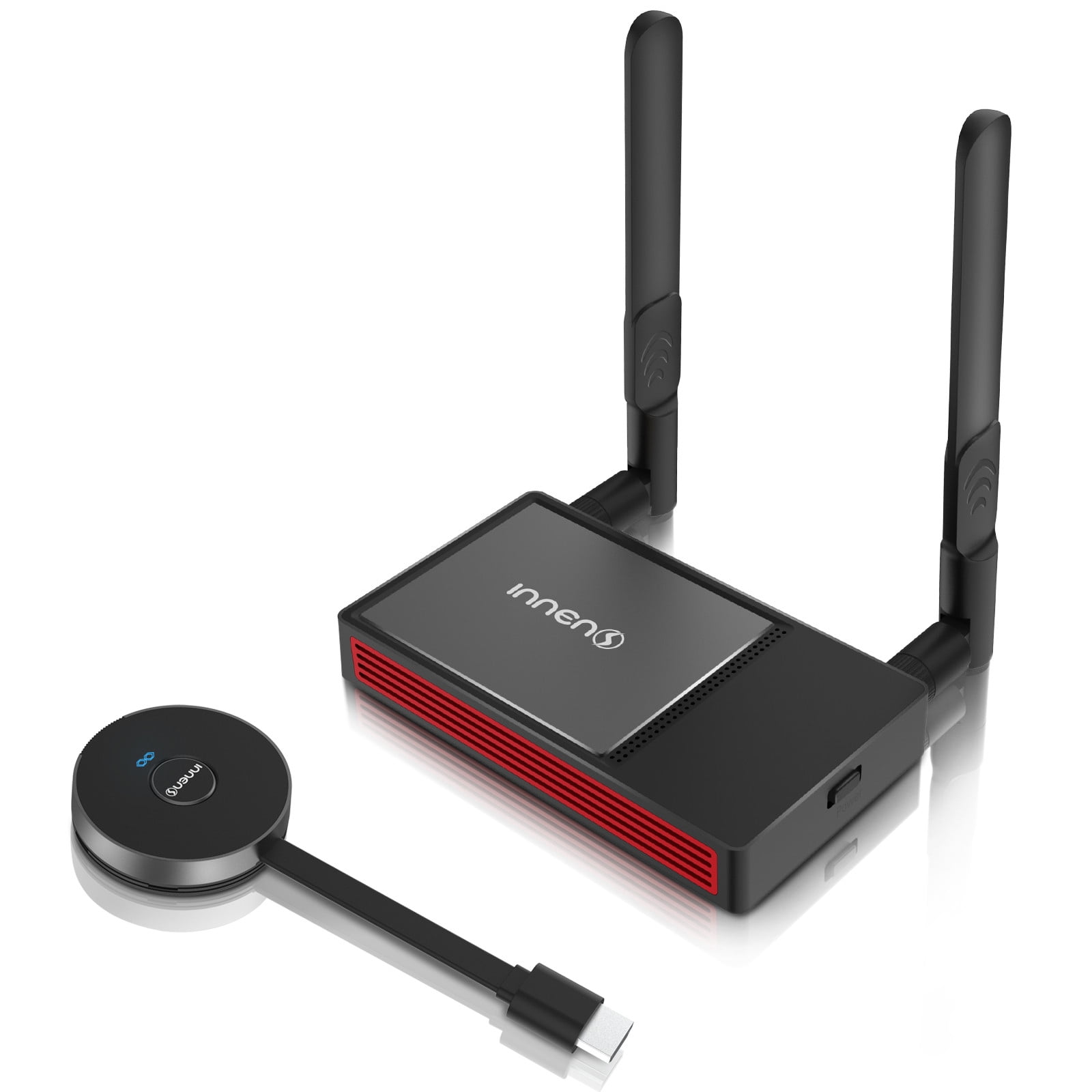mixer Bære skæbnesvangre Elegant Choise Wireless HDMI Transmitter & Receiver Kits for Video and  Camera,Video Extender Display Dongle Adapter Support HDMI 4K@30Hz Display  for Streaming TV Projector Support 2.4/5GHz - Walmart.com