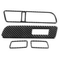 thumbnail image 3 of Window Lifter Panel Frame,4pcs Carbon Fiber Window Window Switch Panel Decor Window Lifter Panel Cover Rapid Response, 3 of 5