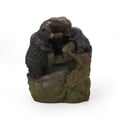 thumbnail image 4 of CoSoTower 23.75" High Hand Crafted Weather Resistant Floor Fountain, Moss + Black, 4 of 9