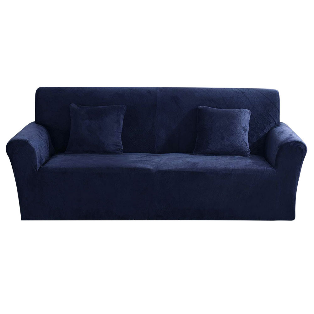 Harupink 1/2/3 Seaters Thick Plush Recliner Sofa Covers Retro Recliner