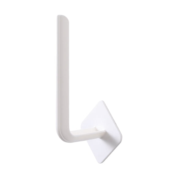 Wosthever Gancho de pared autoadhesivo práctico y elegante colgador multiusos toalla bufanda perchero duradero Almacenamiento y organización del hogar Blanco