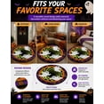 thumbnail image 5 of 3D Halloween Round Rug, Optical Illusion Halloween Rug Door Mats, 3D Effect Design Floor Mat for Living Room & Bedroom Home Decor, 5 of 8
