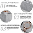 thumbnail image 4 of PH Jewelry Organizer Tray 12 Grid Watch Bracelet Pillows Velvet Bracelet Display Showcase Stackable Bangle Watch Display Holder Adjustable Pillow for Bangle Watch Storage 13.7x9.4x1.9inch Gray, 4 of 6