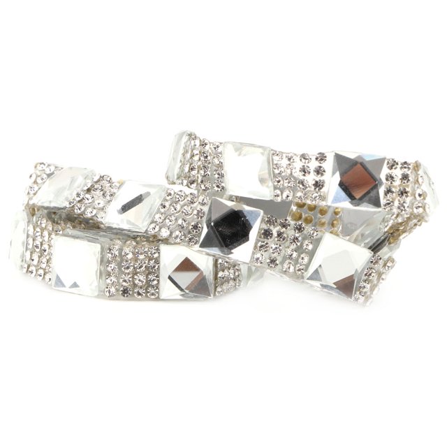 Rhinestone Banding,5 yard Hotfix Clear Rhinestone Crystal Chain Rhinestone Chain Breakthrough Technology