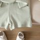thumbnail image 4 of Niños Lugar Niños Pantalones Estilo de Dos Piezas de Cuello Redondo Suéter Conjunto con Diseño de Moda Bowtie, Top Suave Y Pantalones Casuales para Bebés Niñas de Uso Diario, 4 of 7