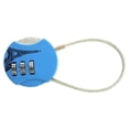 thumbnail image 3 of Lock Combination Lock 3 Dígitos Cadlock Anti Rheft Code Bloquear Aleación de Zinc para Equipoje de Vije, 3 of 5