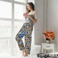 thumbnail image 6 of Picia Colorful Butterfly1 Womens Soft Woven Cotton Elastic Waistband Sleep Pajama Pant Lounge Sleep Pant With Pockets And Drawstring-X-Large, 6 of 9