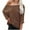 Brown, variant on gakvbuo 2023 Fall Winter Women'S Off Shoulder Sweaters Batwing 3/4 Sleeve Casual Loose Fit Solid Knit Pullover Jumper