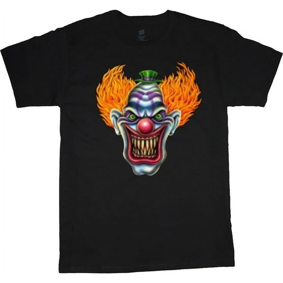 Killer Clown Halloween Costume T-shirt Mens Graphic Tees