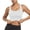 White, variant on WHEANG Sports Bras for Women Yoga Beauty Sports Bra with Removable Pads High Support Workout Top Shockproof Running Athletic Vest Bra for Gym Fitness Activewear Size S White