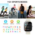 thumbnail image 4 of WeurGhy Smart Watch for iPhone Android, Bluetooth Call and Music Control, Fitness Tracker, 110+ Sports Modes, 1.91" HD Touchsreen, IP68 Waterproof, White, 4 of 7