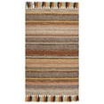 thumbnail image 6 of SAFAVIEH Montauk Lorenzo Striped Cotton Area Rug, Brown/Multi, 6' x 6' Square, 6 of 8