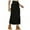 Black, variant on Women Denim Cargo Long Skirts Casual Solid High Waisted Pencil Skirt Baggy Comfy Maxi Length Jean Skirt with Multi Pocket Army Green XL