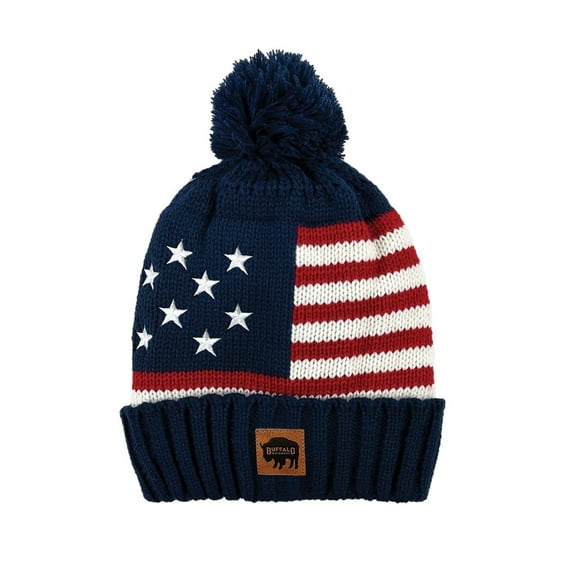 Buffalo Outdoors® Workwear Unisex Americana Knit Pom Hat