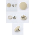 thumbnail image 4 of 60Pcs Voiture Plafond Tissu Fixation Vis Voiture Toit Boucle Fixe Snap Rivets Retenue Automobile Garniture Réparation Bouton Beige, 4 of 7